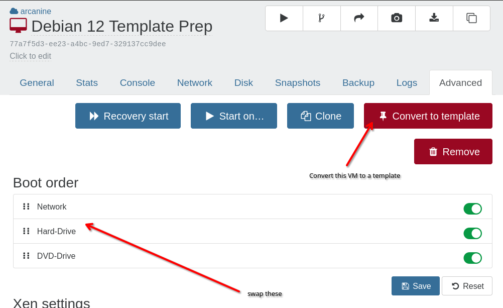 Create the base template