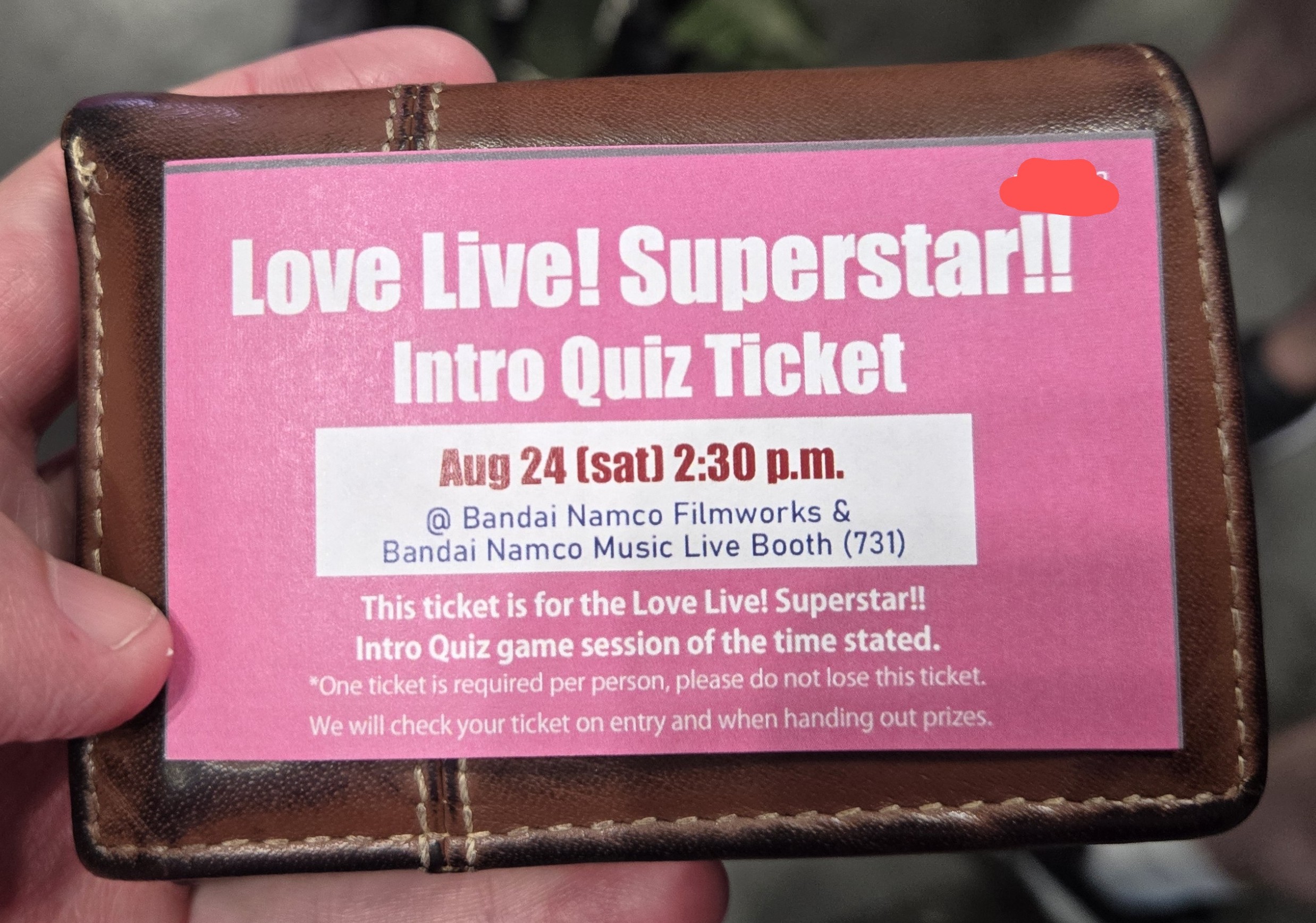 Intro Quiz Ticket