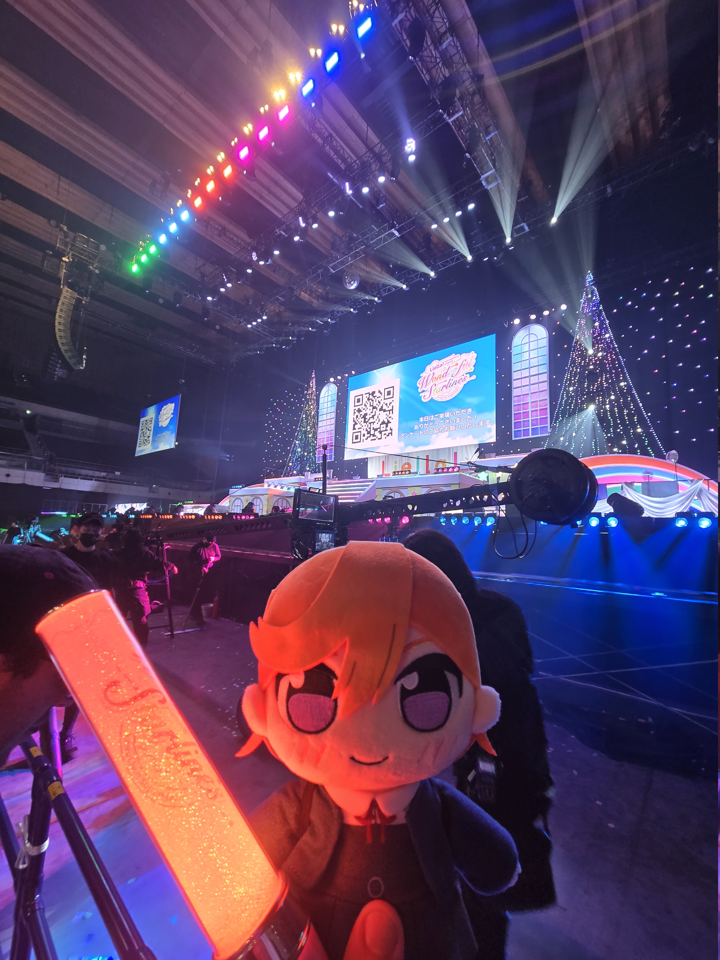 First row view from my seat on Day 1, with my Kanon kuripan
