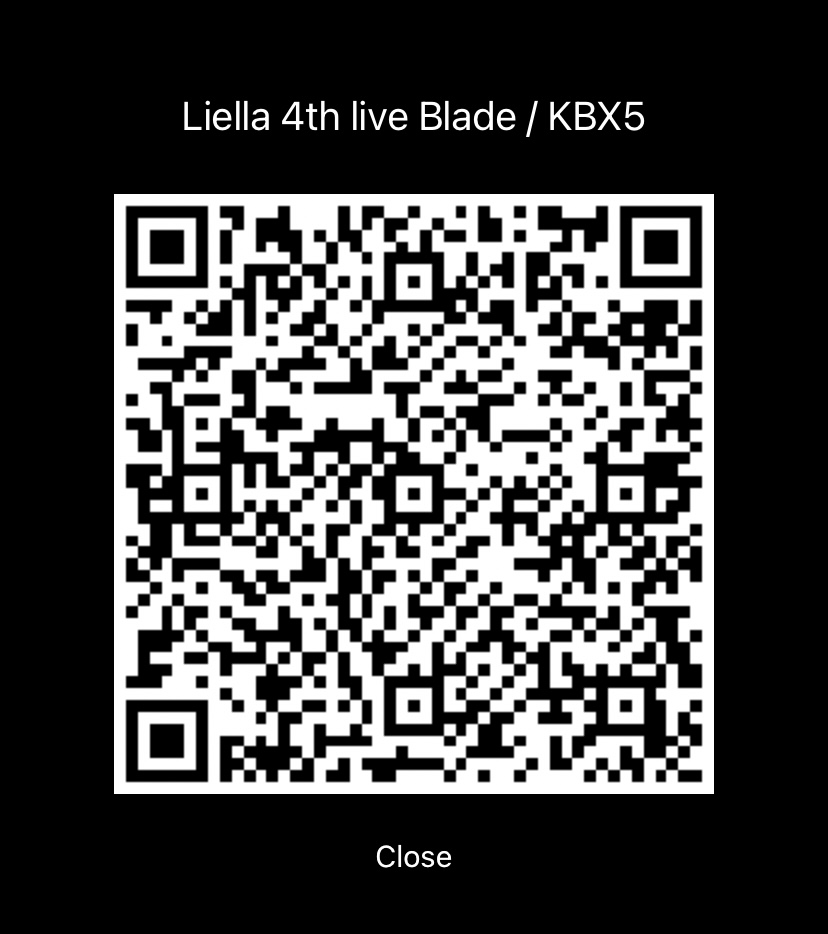 Liella! Penlight QR Code for KBx10V